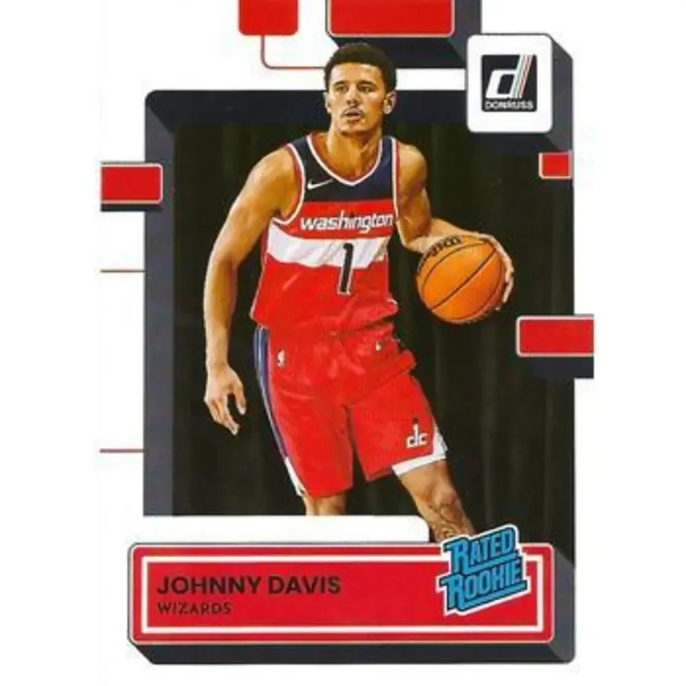 2022-23 Panini Donruss Johnny Davis Rookie 210 Washington Wizards